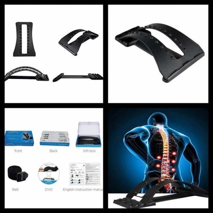 PRO II WELLBEING Étirement de dos Multi-niveau, multi-lvel back streching device