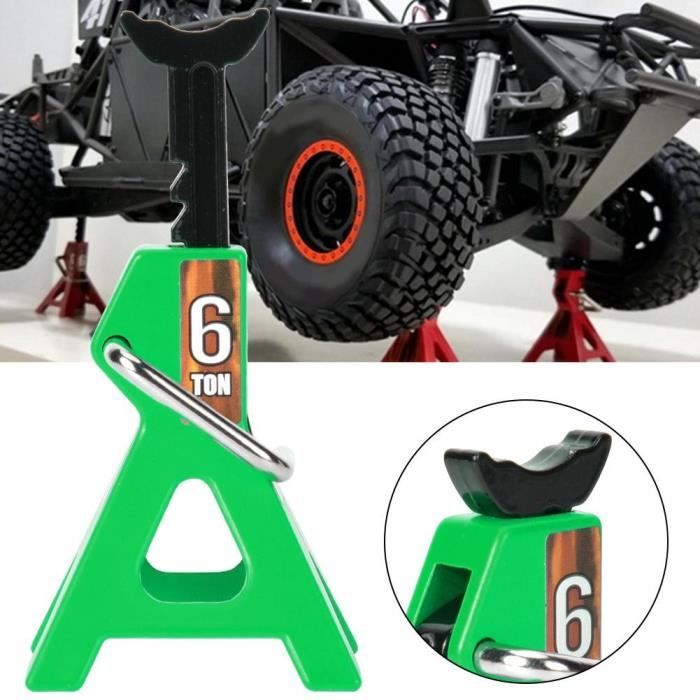 Atyhao prise RC en métal Accessoires de décoration de cric de levage en métal 6T de voiture RC adaptés pour SCX10 TRX4 D90 1/10