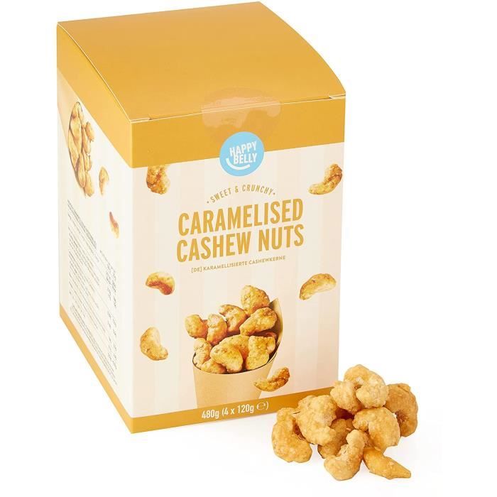Noix de Cajou Caramélisées, 120g x 4
