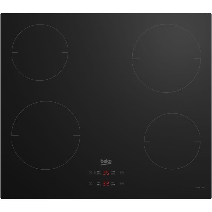Plaque de cuisson induction - Beko - 4 feux - 60 cm - HII64401MT