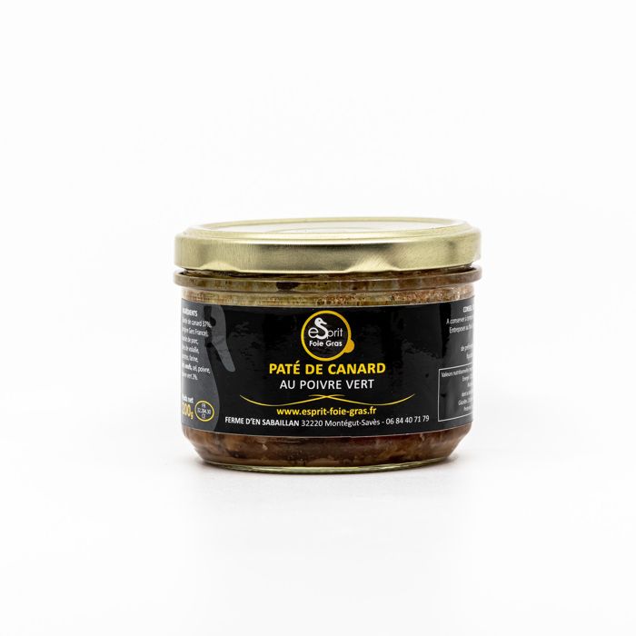 Pâté de canard au poivre vert 200 g