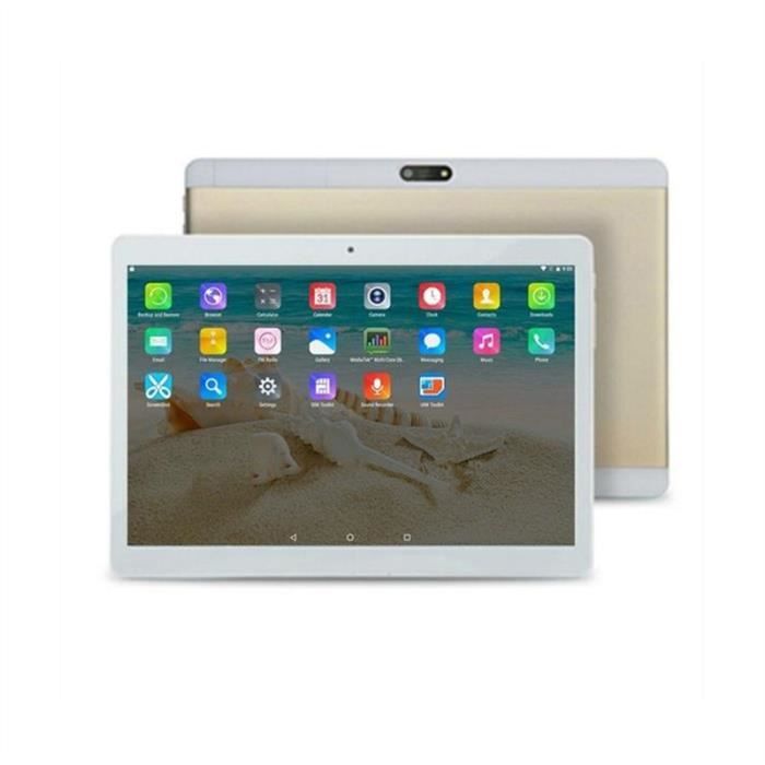 10,1 pouces Tablet PC Dual Sim Phone Pad Tablet PC phablet avec EU Plug (2 d'or + 32)