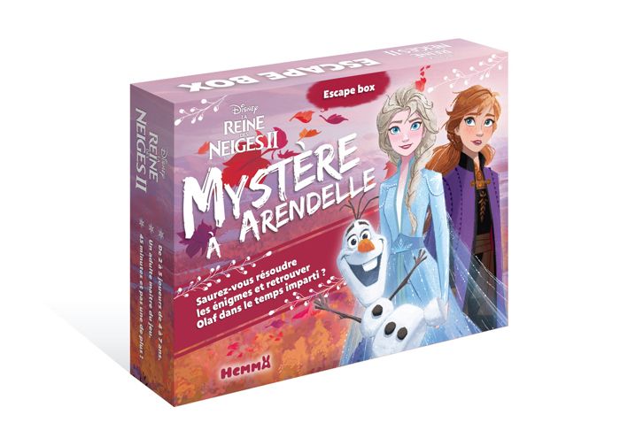 Disney La Reine des Neiges 2 - Escape box - Mystère à Arendelle - Escape game enfant - Dès 5 ans
