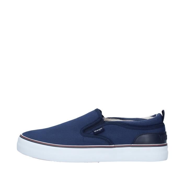Wrangler WM01022A chaussures de tennis Glisser sur homme BLEU MARINE