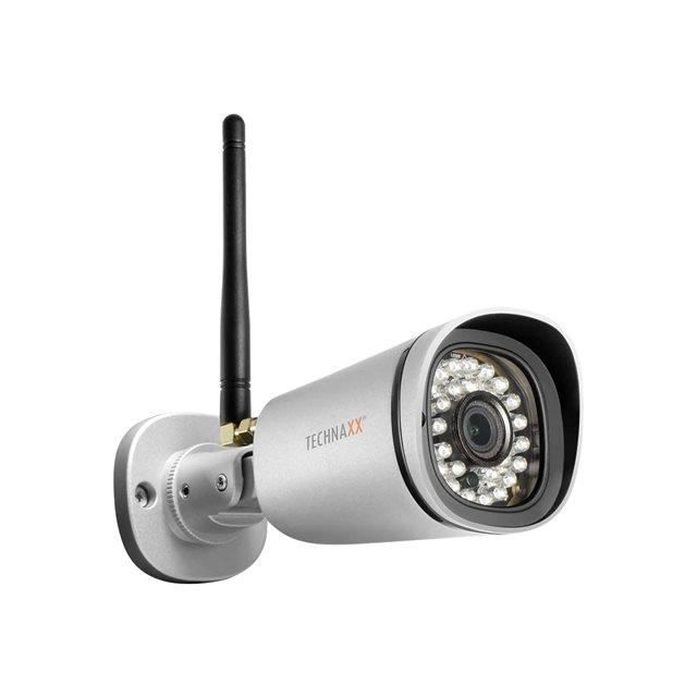 TECHNAXX Caméra de surveillance IP pour une utilisation extérieure avec fonction zoom TX-63