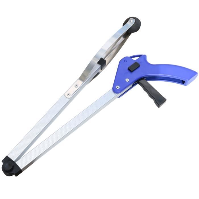 TRIXES Dispositif de 26/66 cm pour Saisir des Objets Ramasseur Pliable Longue Portée pour Détritus