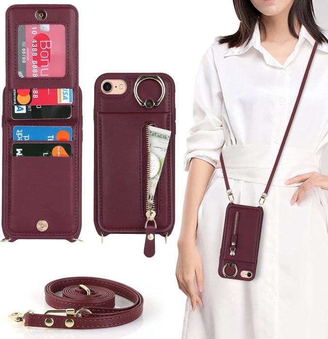 Coque Iphone 11 Pro Avec Collier Réglable - Housse TPU Cordon Cœur