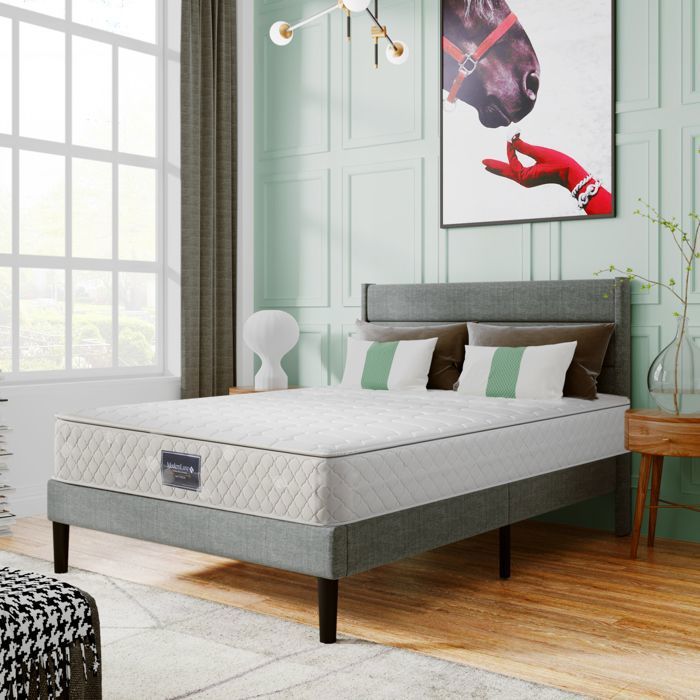 Matelas 160x200x25cm Extrêmement Durable Ultra Respirante Fermeté Moyenne polyester Hypoallergénique Soutien Parfait