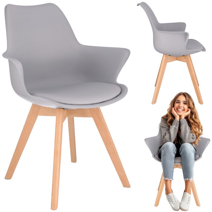 Chaise ORLEAN grise