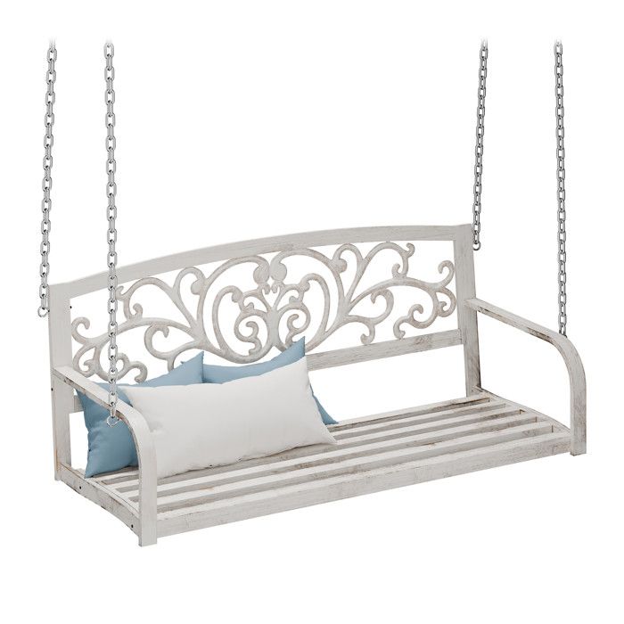 Banc à Bascule D'extérieur 2 Places - Balançoire De Véranda à