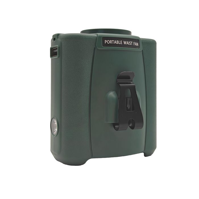 Ventilateur Portable - BLOSSOM - 5 Vitesses - Écran LED - Chargement USB - Vert - Blossom