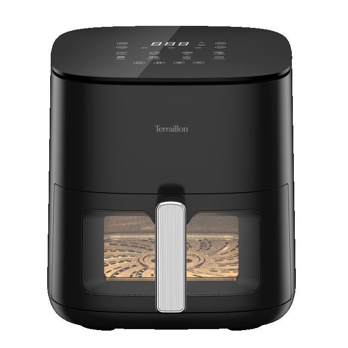 Airfryer Friteuse à Air Sans huile - Terraillon - COOK&FRY XL - Capcaité 7L - Double résistance - 8 programmes - Terraillon