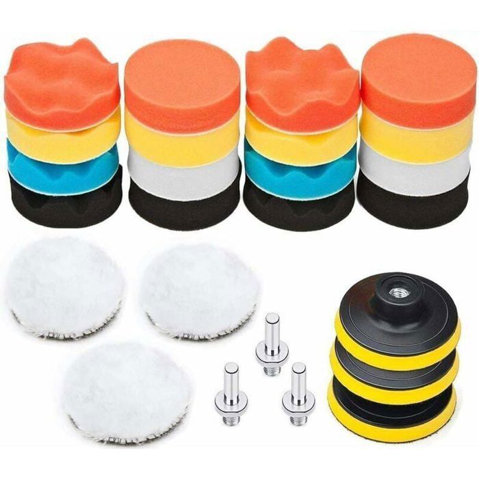 Kit De Polissage Pour Voiture 11 Pièces – Disques De Lustrage, Neuf