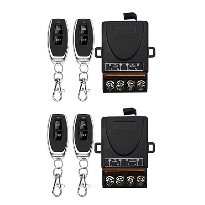 433Mhz Télécommande Sans Fil Interrupteur AC 220V 230V 30A Relais Recepteur Et 1 Emetteur Radio Control Pour Pompe A Eau Legere Appareils 96545500