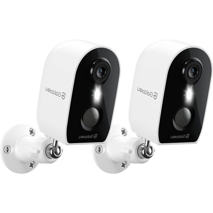 Caméra de Surveillance GALAYOU WiFi Exterieure 2K - Vision Nocturne Couleur Alerte PIR