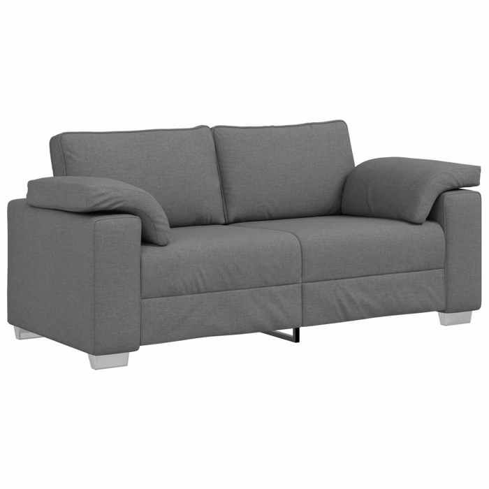 (SOLDES Nouvelle année）Classique Canapé - Gris foncé - 180x77x82cm tissu FR26_01570028