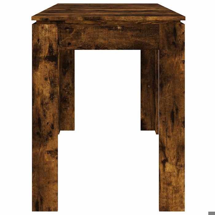 Table cuisine CLOUD Brun Table à dîner/manger - 2/4 personnes - chêne fumé 120x60x76 cm bois dingénierie tt704
