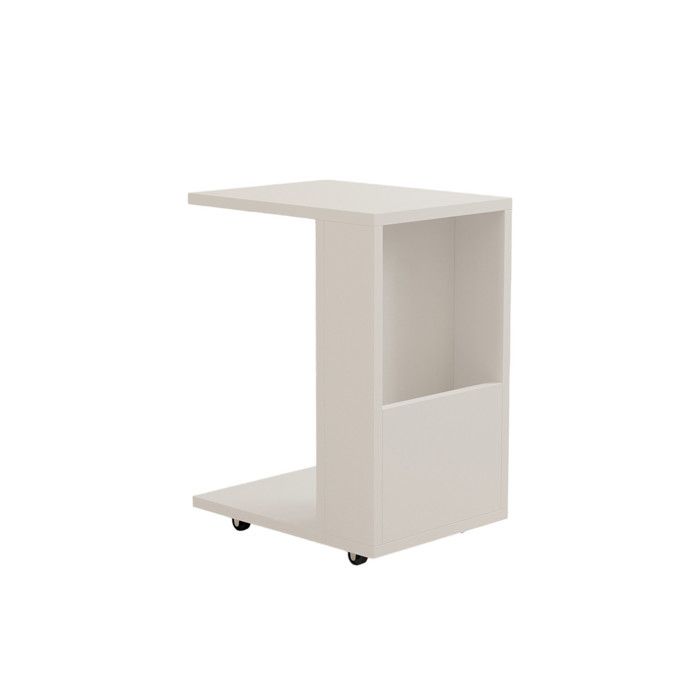 Table dappoint en bois Star - 40 x 30 x 50 cm - Blanc Table dappoint en bois Star - 40 x 30 x 50 cm - Blanc