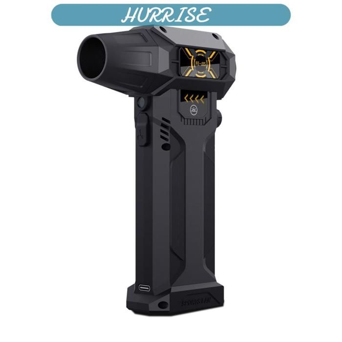 Sonew Dépoussiéreur à air Ventilateur Turbo électrique pour Dépoussiéreur Dair Batterie 8 000 MAh Lumière LED jardin spot Noir - Sonew