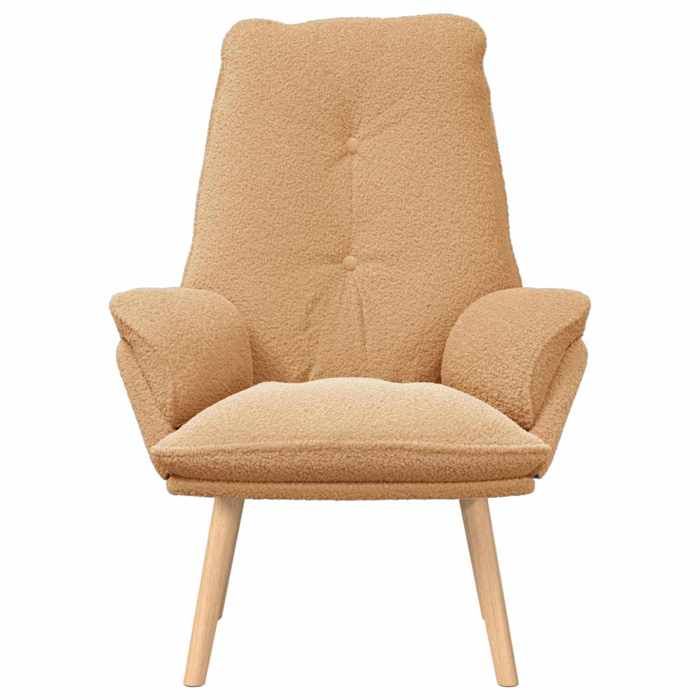 Beige Siège/Fauteuil - ZENCORE® 69x74x93cm - fauteuil Beige 69x74x93cm Tissu Sherpa Top961600731