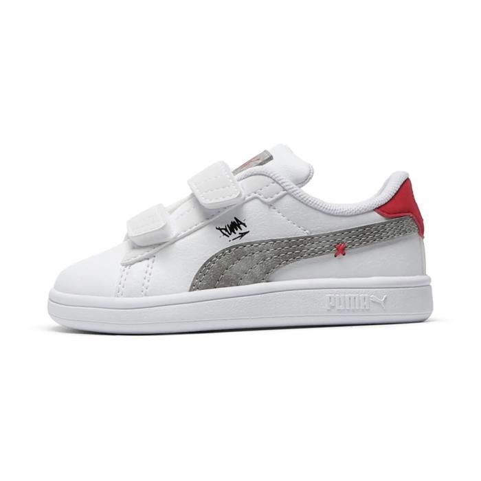 Baskets bébé Puma Smash 3.0 MID 90s V - blanc