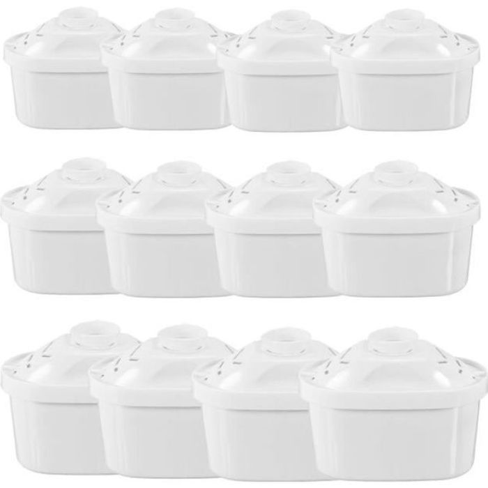 Pack de 12 Cartouches Filtres pour Brita Maxtra Carafe Filtrante Bouilloire Pièce de Rechange FILTRE POUR CARAFE FILTRANTE