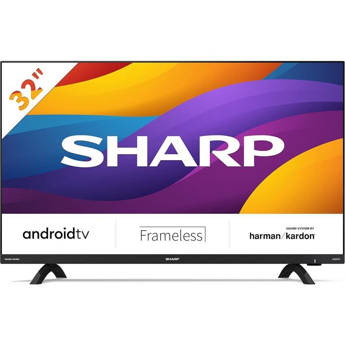 32DI6EA Android TV 32 Pouces (81 Cm) Smart TV Netflix YouTube Prime Video TV Connectée