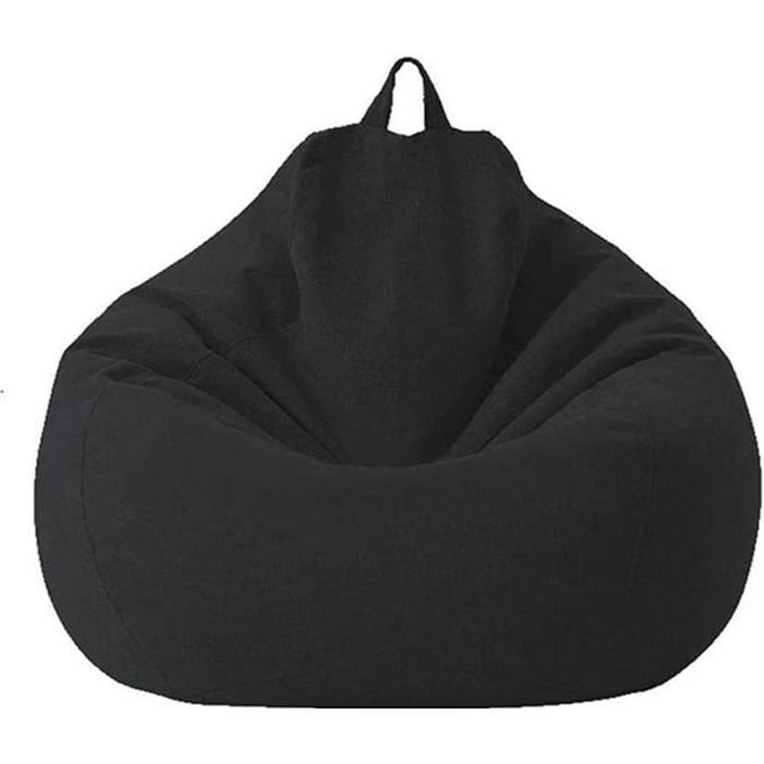 Housse De Pouf Poire Géant Sans Remplissage – 80×90 Cm Bleu – Tissu Doux Lavable Pour Intérieur & Extérieur Housse Pouf Exterieur