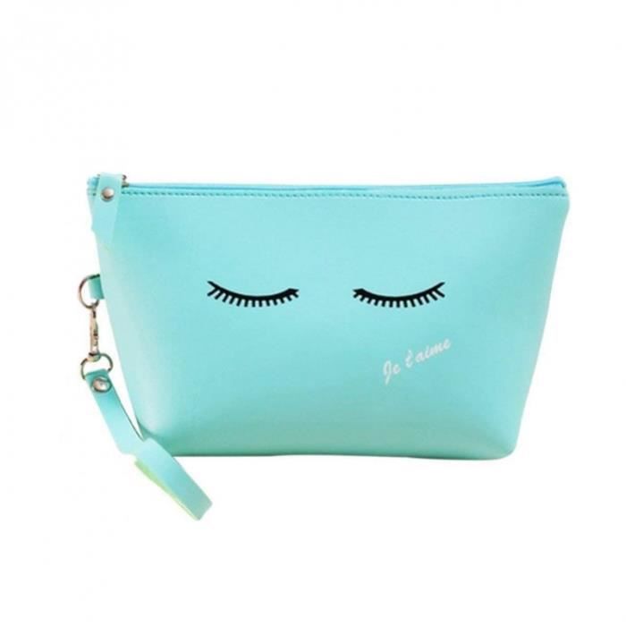 Trousse De Maquillage Grand Format Motif Stitch - Étanche, Légère, Idéale Pour Voyage Et Quotidien - 6