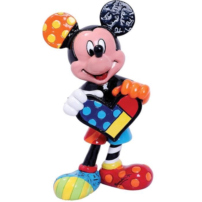 Figurine Mickey Romero Britto Collection en résine peinte à la main