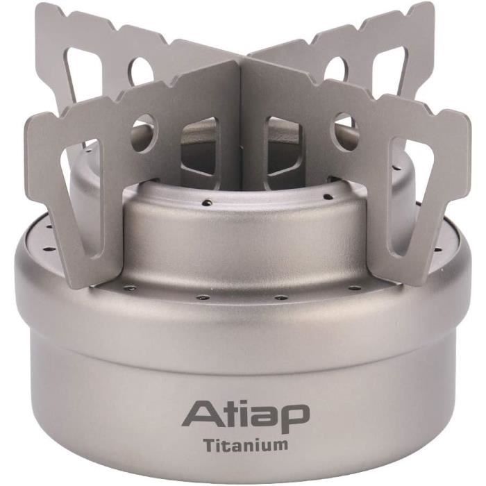 Support En Croix Pour Mini Réchaud à Alcool En Titane Type 2 - Ultra Léger 13g Avec Fil De Rangement