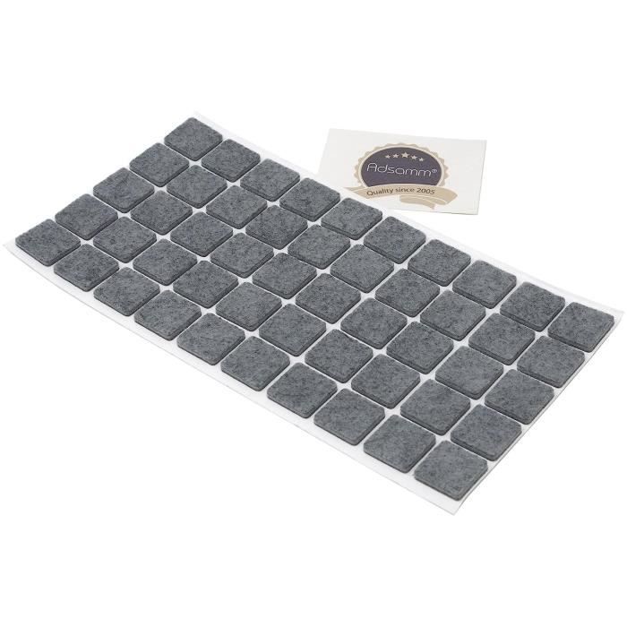 Lot De 10 Patins Auto-adhésifs En Feutre - 20 X 20 Cm - Patins En Feutre Autocollants - Pour