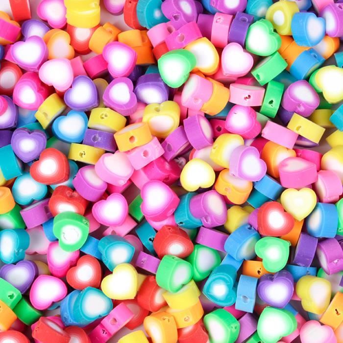 Perles de couleurs mélangées aléatoires de fruits/bonbons/crème