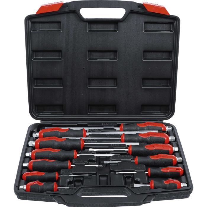 Jeu de tournevis - BGS DIY - 97895 - Embout 6 pans - Poignée Softgrip - Protection électrique Non