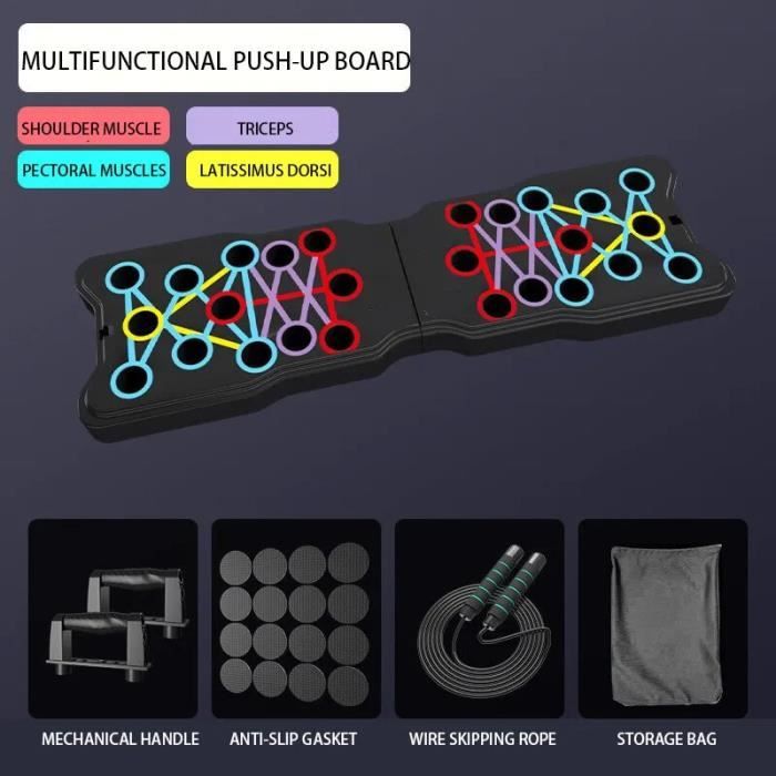 Appareil Abdo Planche De Pouss e Multifonctionnelle pliable portable T1 
