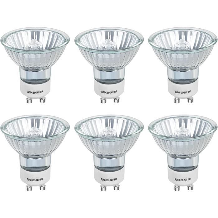 GU10 Ampoules Halogènes,Culot GU10,35W,320lm,Blanc Chaud 2800K,38