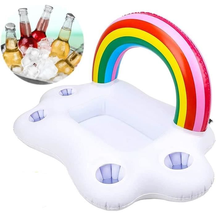 Bar Flottant Gonflable Pour Piscine Taozoey - 9 Trous, PVC, 70x50x10 Cm Porte Gobelet Piscine
