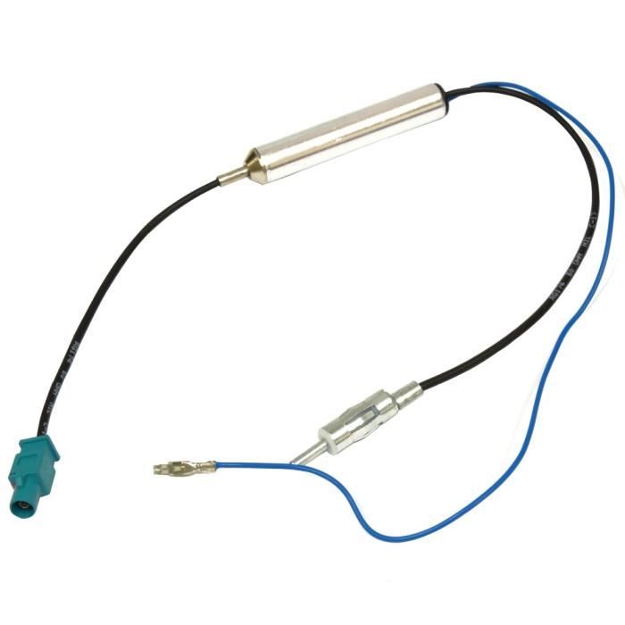 Adaptateur FAKRA ISO DIN pour antenne autoradio