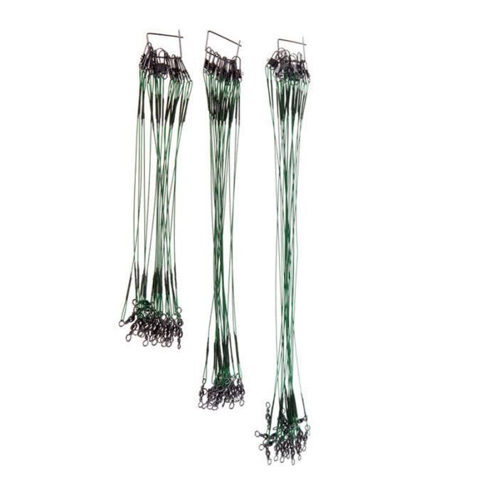 60pcs Bas de ligne de pêche