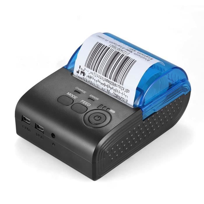 MAX's Imprimante Ticket de Caisse Thermique Bluetooth Mini 58mm Ticket  Impression POS Portable - Cdiscount Beaux-Arts et Loisirs créatifs