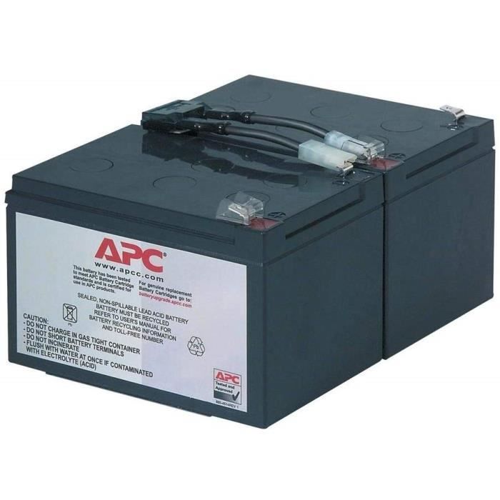 Onduleurs et accessoires APC RBC6 - Batterie de remplacement pour Onduleur APC - SMT1000I, SUA1000I 353475