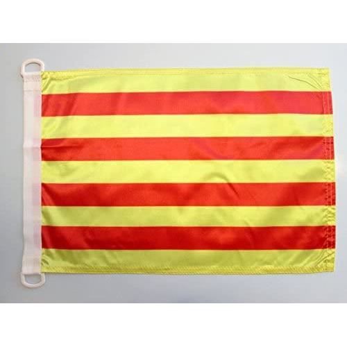 Syrian Flag Drapeau Nautique États-Unis 45 X 30 Cm - Tissu Polyester 150D - Bords Cousus Et Renforcés - Avec Anneaux - Pour Bateau Ou Extérieur Accessoire Maritime Décoration