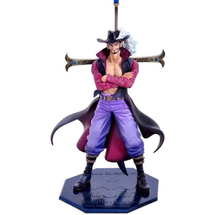 Figurine Rukappu One Piece - Dracule Mihawk - Hauteur 110 Mm, Pré-peinte