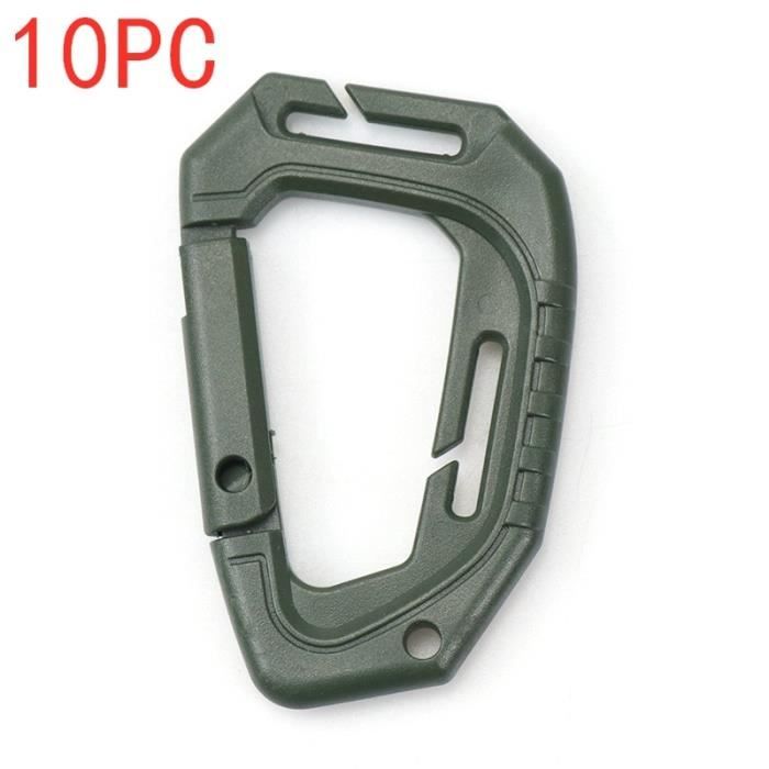 Mousqueton Nylon Métal Ceinture Outil De Voyage Porte-bouteille Tactique Avec Mousqueton - En Nylon, Couleur Kaki, Pour Sac à Dos, Vélo, Randonnée Mousqueton Pour Bouteille D'eau Sac à Dos Mousqueton Nylon Métal Ceinture Outil De Voyage Porte-bouteille Tactique Avec Mousqueton - En Nylon, Couleur Kaki, Pour Sac à Dos, Vélo, Randonnée Mousqueton Pour Bouteille D'eau Sac à Dos