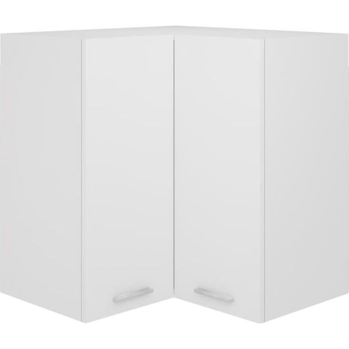 Armoire de cuisine Blanc Aggloméré 57x57x60 cm Couleur principale