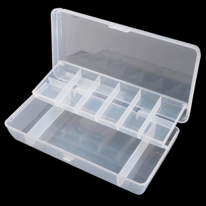 Boîte De Pêche Double Pont – Rangement Leurres, Hameçons, Accessoires – Étui ABS