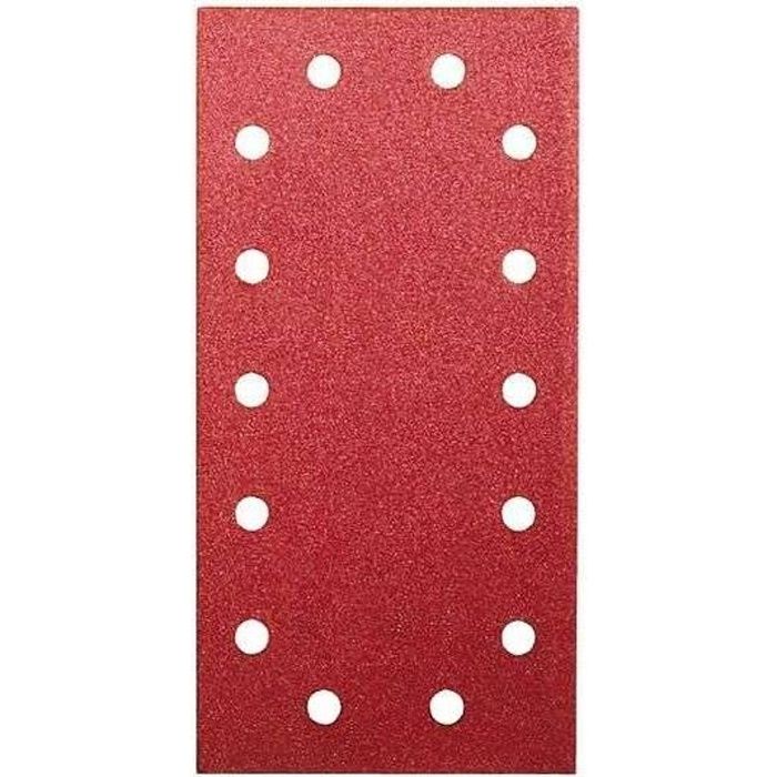 Lot De 100 Feuilles De Papier Abrasif 125 Mm 8 Trous Grain 60-120-240