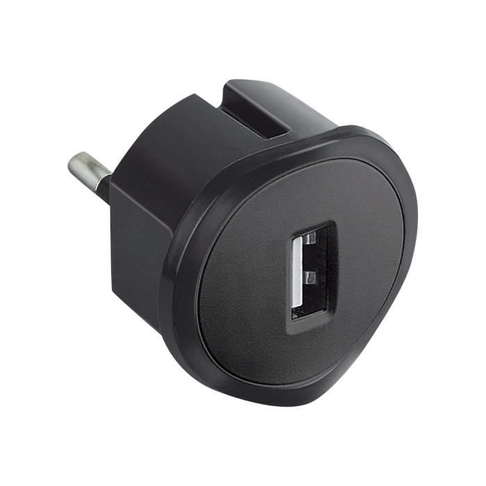 Prise Usb 1.5A 5 V adaptor black blister