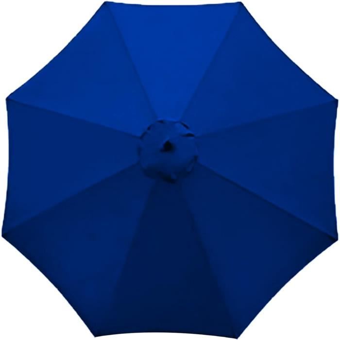 Toile De Remplacement Pour Parasol Déporté 8 Baleines 3m - Tissu épais Résistant Aux Intempéries - Jardin, Terrasse - 4