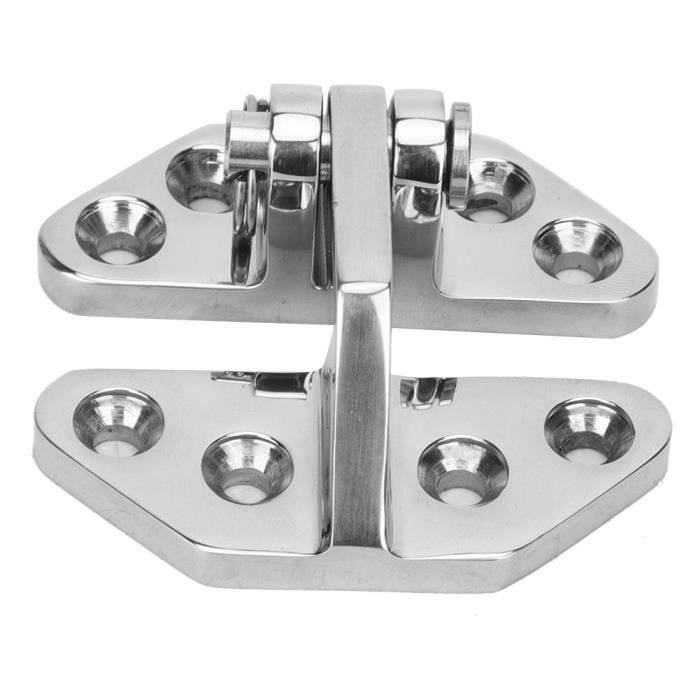 Charnière De Trappe De Bateau En Acier Inoxydable 316 - Quincaillerie Marine Amovible, Pour Portes, Fenêtres, Coffres - Dimensions 7x6,7x3 Cm